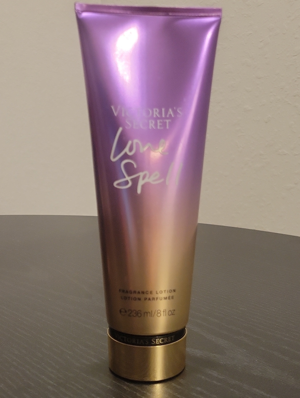 Victoria's Secret Love Spell Lotion - Purple and Gold Ombre
